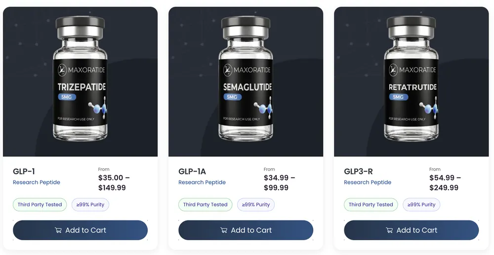 Maxoratide research catalog